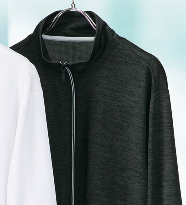 「アクティブスタンドジャケット（メンズパーカー）」｜ブラック