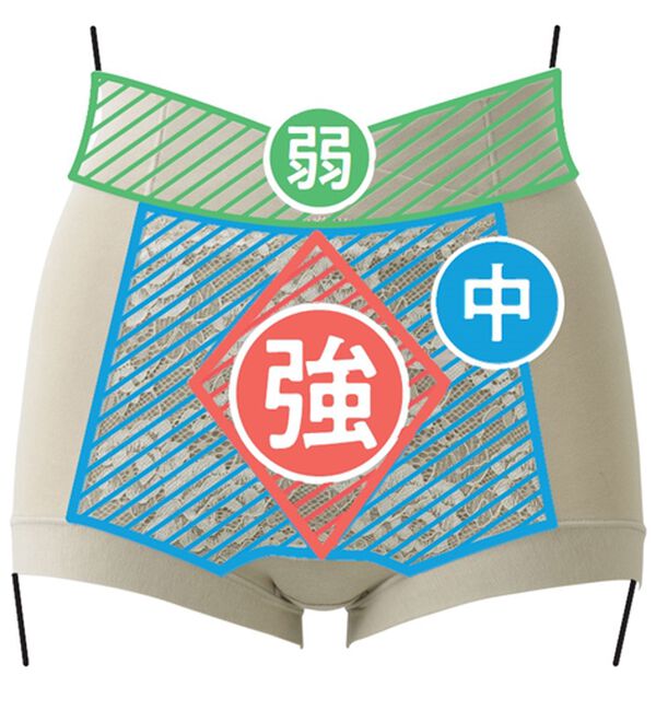 LAVIENNE（ラヴィエンヌ）の「【１０色組】新・お腹もち上げショーツガードル（ショーツ）」｜詳細画像