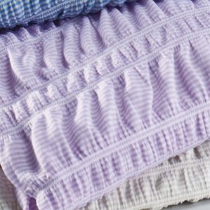 「強冷感くしゅくしゅケット（肌掛布団・タオルケット）」｜パープル