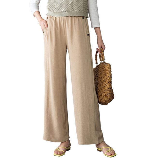 ルフラン（ルフラン）の「【３本組】＜ヒンヤリラクシー＞ワイドパンツ（ワイドパンツ・ガウチョ）」｜詳細画像