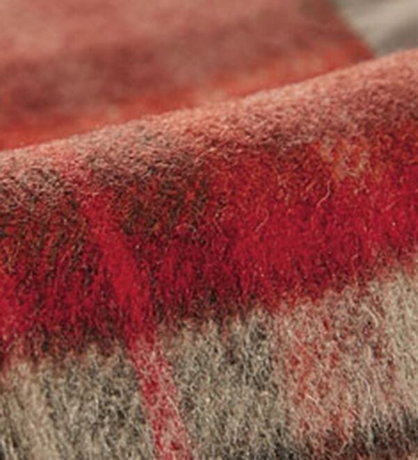 BELLUNA（ベルーナ）の「ミックス調ウール混素材チェック使い切替コート（ハーフコート）」｜詳細画像