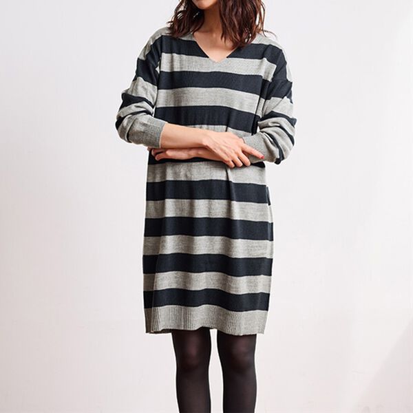 RANAN（ラナン）の「カシミヤタッチニットワンピース（ニットワンピース）」｜詳細画像