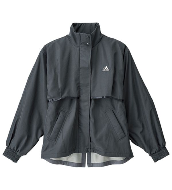 RANAN（ラナン）の「＜ａｄｉｄａｓ＞Ｗ　ＷＯＲＤ　ウーブンジャケット（ブルゾン）」｜ブラック