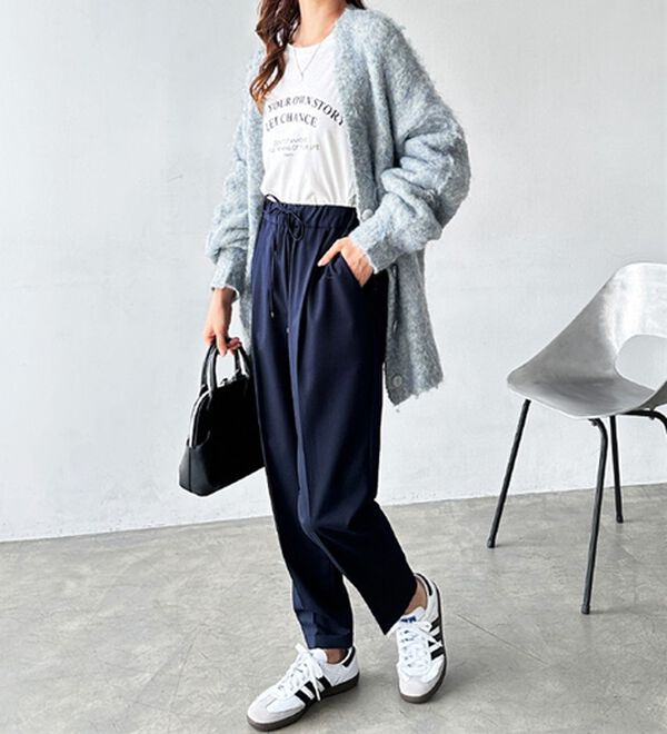 GeeRA（ジーラ）の「美脚とろみタックパンツ（フルレングスパンツ）」｜詳細画像