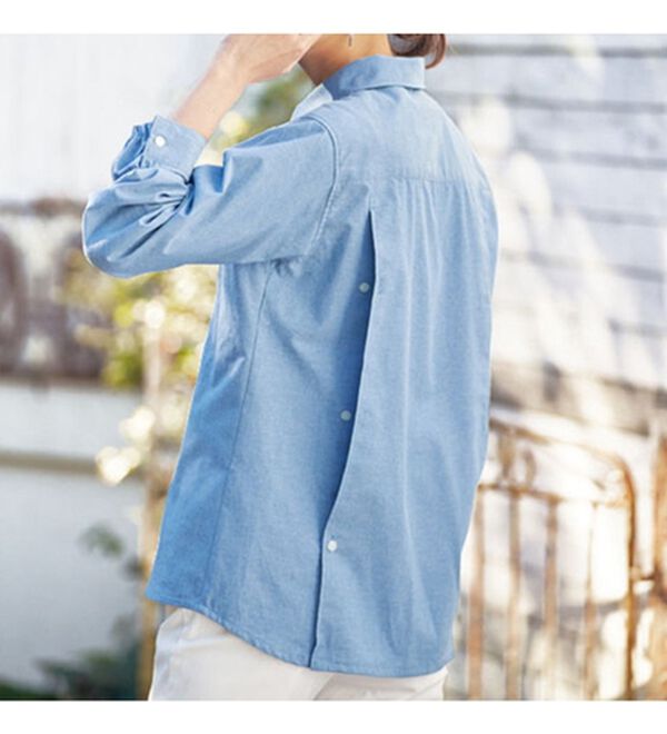 BELLUNA（ベルーナ）の「風が抜ける爽やかシャツ（シャツ）」｜詳細画像