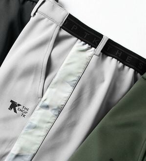 「＜ザ　ショップ　ティーケー＞のびのびアクティブパンツ（メンズフルレングスパンツ）」｜グレー