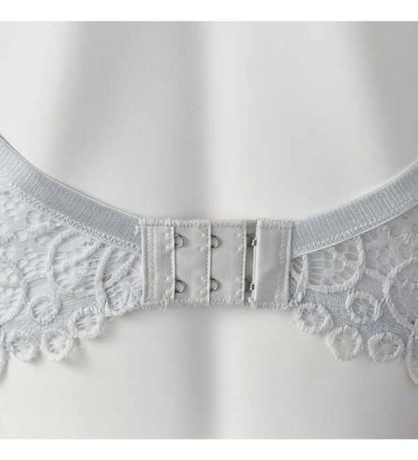 YU'NOW（ユナウ）の「レーシー脇高スッキリブラ＆ショーツ　～配色カラー～（ブラジャー＆ショーツセット）」｜詳細画像