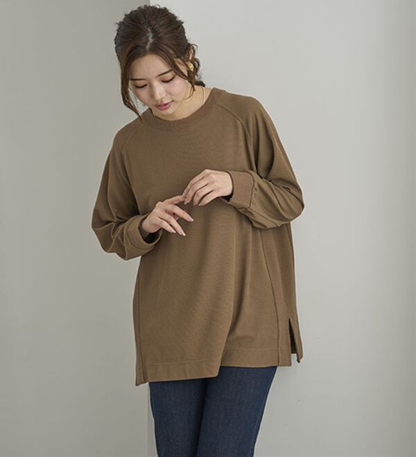 BELLUNA（ベルーナ）の「サイド切替ゆったりチュニック（チュニック）」｜詳細画像