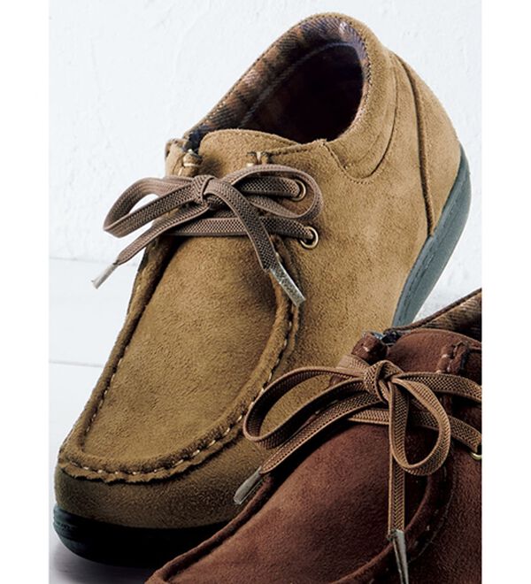 BELLUNA（ベルーナ）の「ゆったり履けるワラビーデザインシューズ（フラットシューズ）」｜オーク