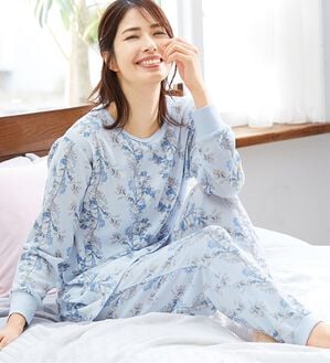 LAVIENNE（ラヴィエンヌ）の「肌にやさしい綿混のワッフルパジャマ（パジャマ・ルームウェア）」｜詳細画像