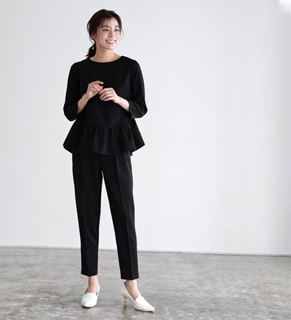 Pierrot（ピエロ）の「【選べる丈】大人のフリルセットアップ（セットアップ）」｜詳細画像