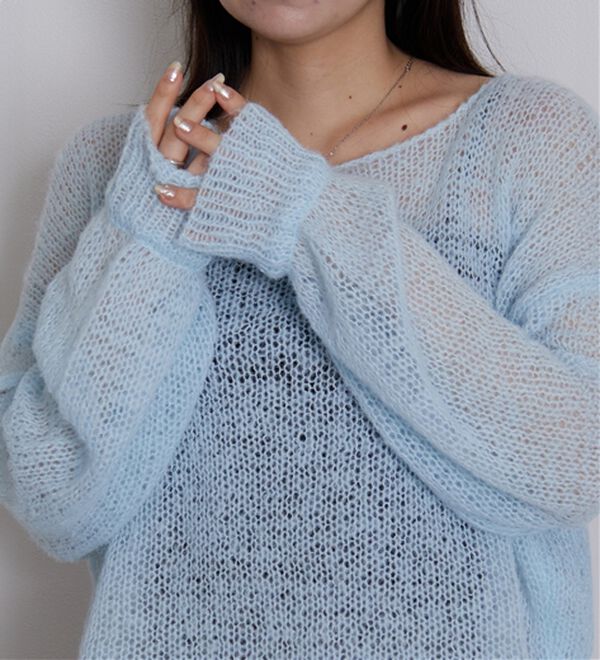 RANAN（ラナン）の「モヘアライクローゲージニット（ニット・セーター）」｜詳細画像