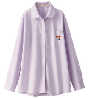 BELLUNA（ベルーナ）の「風が抜ける爽やかシャツ（シャツ）」｜ラベンダー