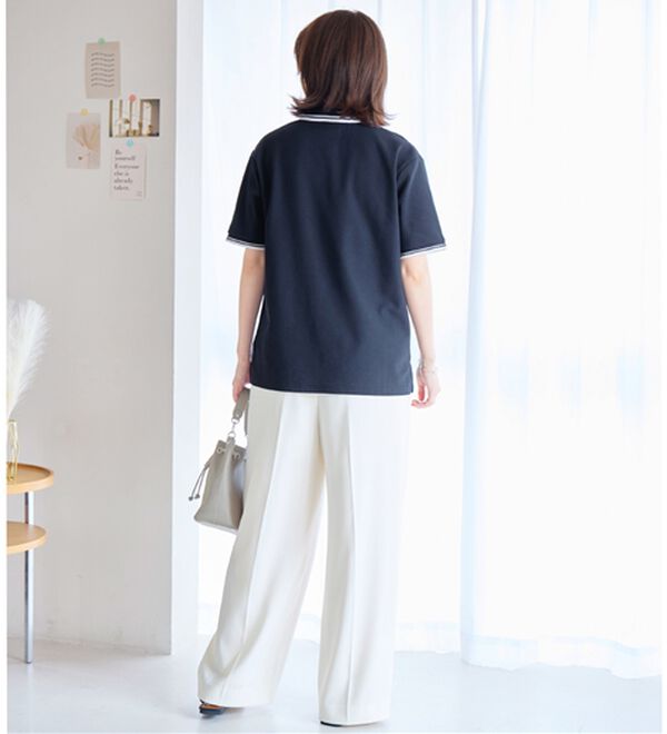 alotta（アロッタ）の「【アンブロ】　配色デザインポロシャツ（ポロシャツ）」｜詳細画像