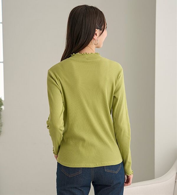 BELLUNA（ベルーナ）の「《ＨｕｇＲｅａｍコットン》メロウリブプルオーバー（カットソー）」｜詳細画像