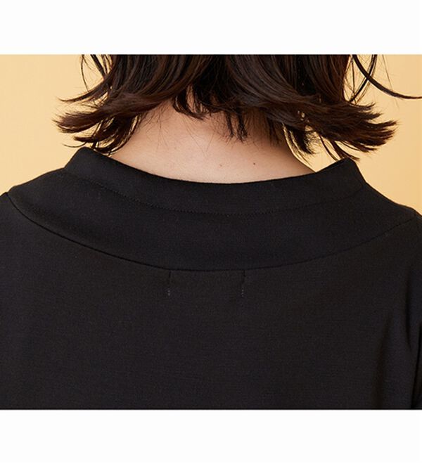 BELLUNA（ベルーナ）の「ワイドネック裾リブ切替チュニック（チュニック）」｜詳細画像