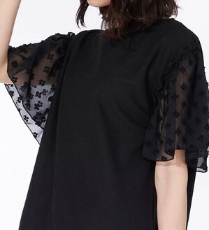 BELLUNA（ベルーナ）の「袖シアードット切替プルオーバー（カットソー）」｜詳細画像