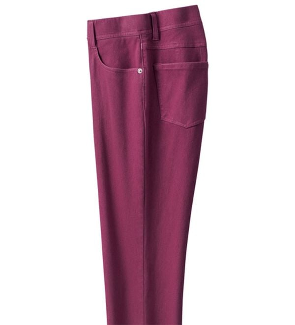 ルフラン（ルフラン）の「楽らく素敵！全方向ストレッチ綿混パンツ（フルレングスパンツ）」｜詳細画像