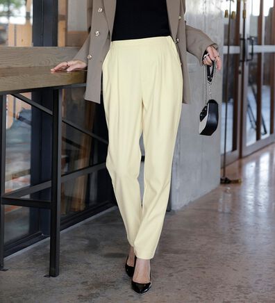 RANAN（ラナン）の「キレイ見え！防風テーパードパンツ（テーパードパンツ）」