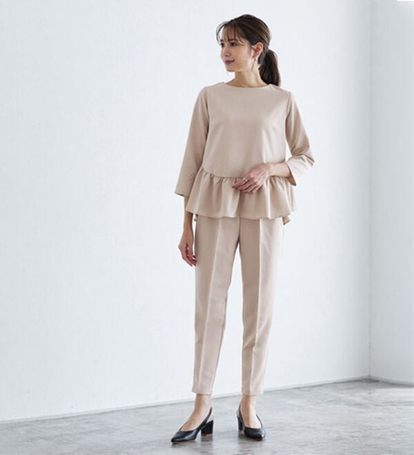 Pierrot（ピエロ）の「【選べる丈】大人のフリルセットアップ（セットアップ）」｜詳細画像