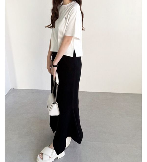 GeeRA（ジーラ）の「サマーニットマーメイドスカート（ロングスカート）」｜詳細画像