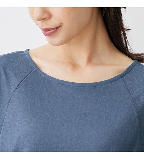 Viola e Viola（ヴィオラ エ ヴィオラ）の「ひんやり冷感袖リボントップス（カットソー）」｜詳細画像