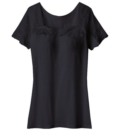 LAVIENNE（ラヴィエンヌ）の「【吸汗速乾】綿１００％激汗ゲッターレース・カップ付インナー（ブラトップ・カップ付きインナー）」