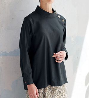 BELLUNA（ベルーナ）の「綿・テンセル（ＴＭ）繊維ストレッチブラウス（ブラウス）」｜詳細画像