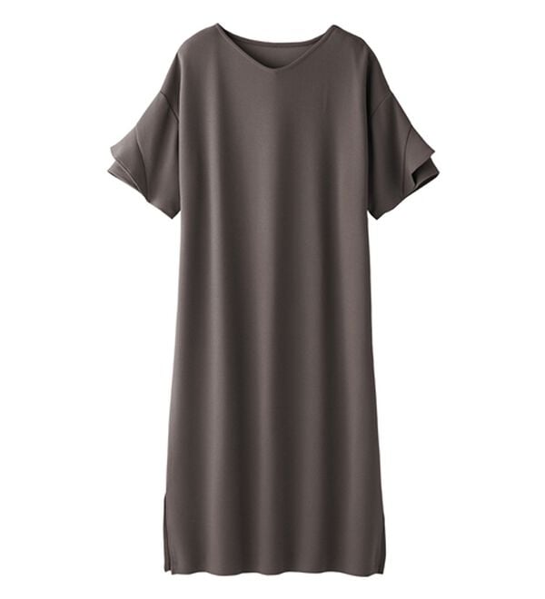 4つの機能付】ひんやりフリル袖Tシャツワンピース - ベルーナ【公式】