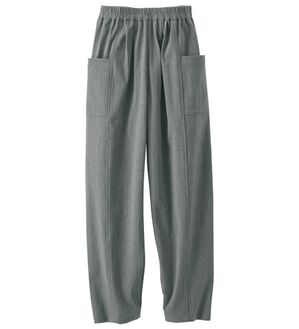 BELLUNA（ベルーナ）の「《ＨｕｇＲｅａｍコットン》セミカーブパンツ（フルレングスパンツ）」｜チャコール