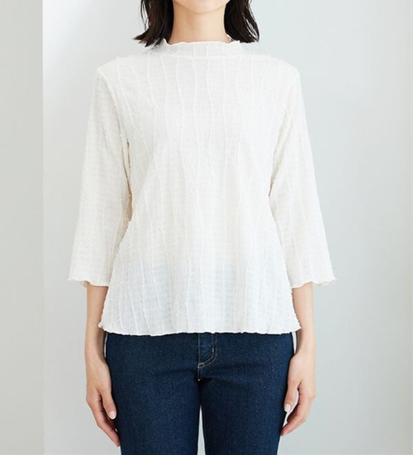 BELLUNA（ベルーナ）の「【2点セット】ジャカードプルオーバー＆ジャンスカセット（アンサンブル）」｜詳細画像