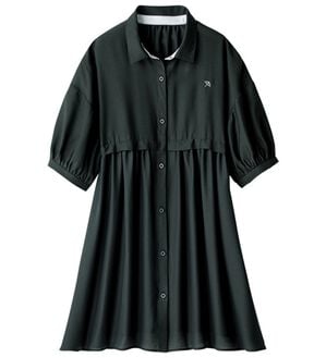 ルフラン（ルフラン）の「【ａ・Ａ・Ｐ】楊柳素材の涼やかブラウス（ブラウス）」｜黒