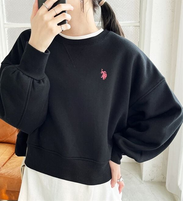 GeeRA（ジーラ）の「【Ｕ．Ｓ．ＰＯＬＯ　ＡＳＳＮ】ショートスウェット（トレーナー・スウェット）」｜詳細画像