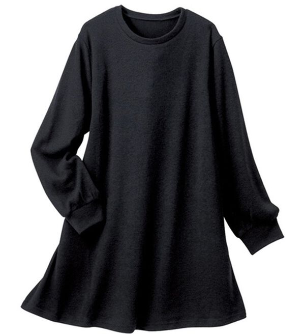 VINNO（ヴィノ）の「後ろジャカードニットチュニック（チュニック）」｜詳細画像