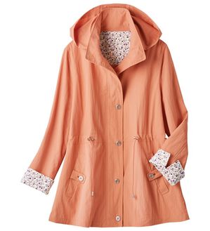 ルフラン（ルフラン）の「かる～い着心地ワッシャージャケット（その他ジャケット）」｜オレンジ