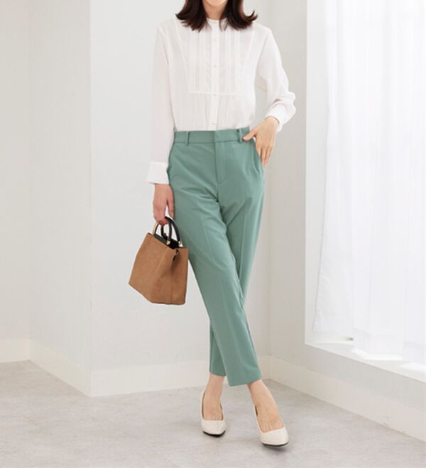 BELLUNA（ベルーナ）の「サマ見え！美脚テーパードパンツ（テーパードパンツ）」｜詳細画像