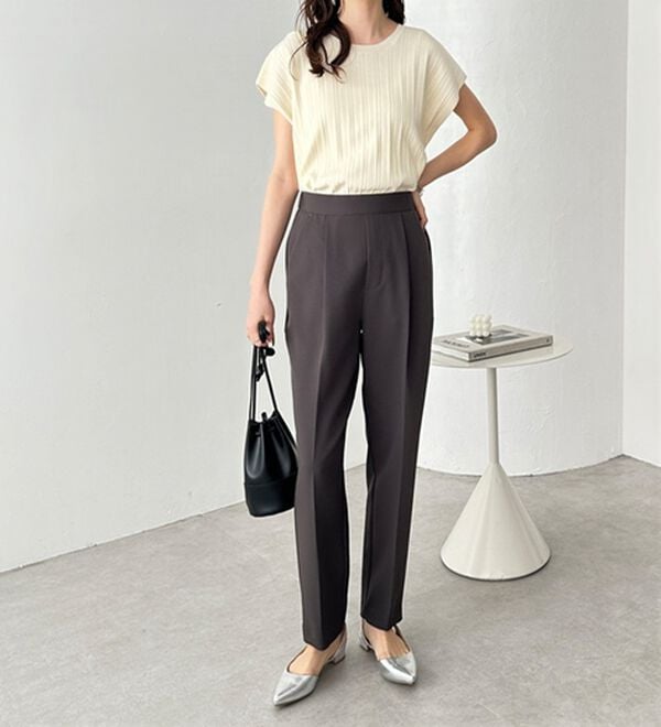 GeeRA（ジーラ）の「美脚きれい魅せ！テーパードパンツ（フルレングスパンツ）」｜詳細画像