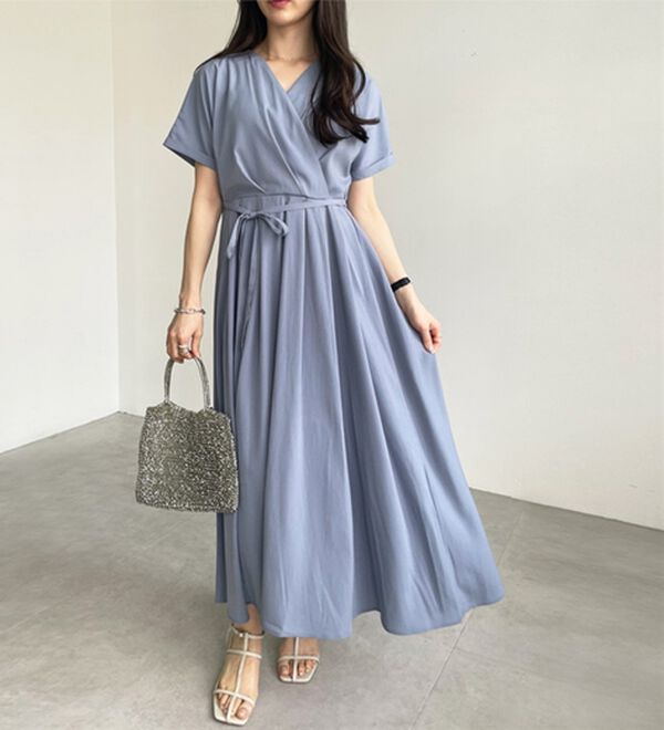 GeeRA（ジーラ）の「カシュクールフレアーワンピース（その他ワンピース）」｜詳細画像