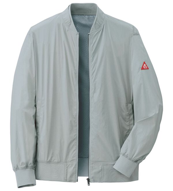 「＜コムルヴァン・オム・ゴルフ＞好印象ストレッチゴルフブルゾン（メンズブルゾン）」｜ペールブルー