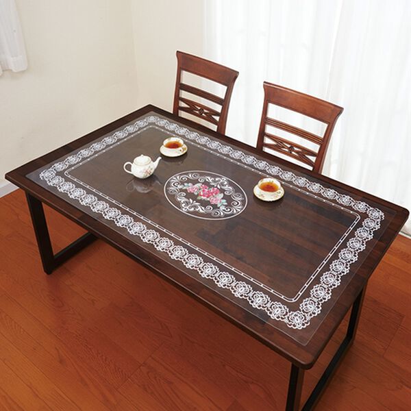 「花柄透明テーブルマット（その他キッチン用品）」｜詳細画像
