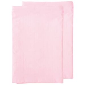 「三方開き敷ふとんカバー２枚組（掛布団カバー）」｜平織ピンク