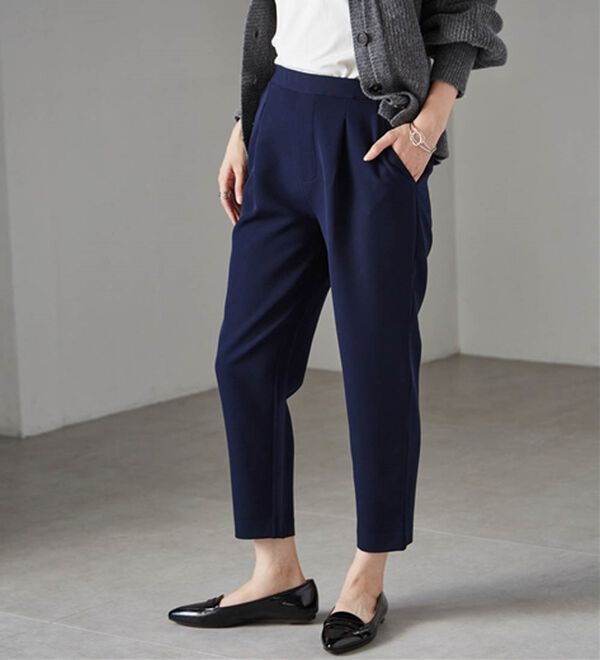 RANAN（ラナン）の「美脚シルエットクロップドパンツ（フルレングスパンツ）」｜詳細画像