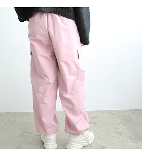 GeeRA（ジーラ）の「裾ドロストカーゴパンツ（フルレングスパンツ）」｜詳細画像