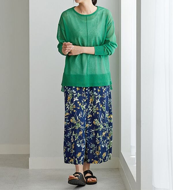 BELLUNA（ベルーナ）の「ヒンヤリ！綿１００％サマ見えタンクトップ（タンクトップ・キャミソール）」｜詳細画像