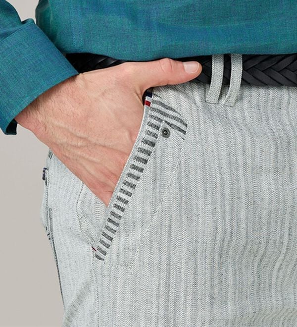 「＜ダンロップ・リファインド＞エレガントデザインパンツ（メンズフルレングスパンツ）」｜詳細画像