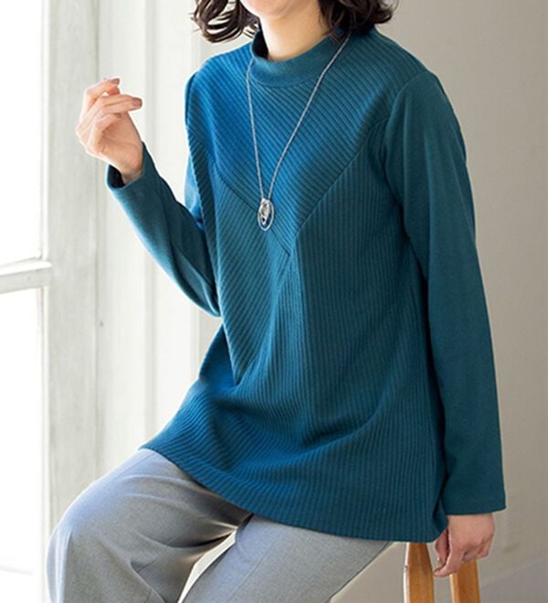 ルフラン（ルフラン）の「切替デザインプルオーバー（カットソー）」｜詳細画像