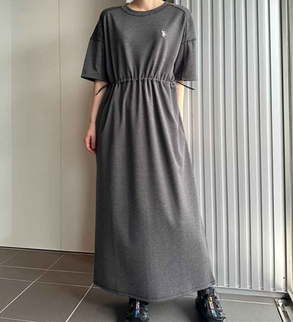 RANAN（ラナン）の「＜U.S.POLO ASSN.＞ドロストデザインワンピース（その他ワンピース）」｜詳細画像