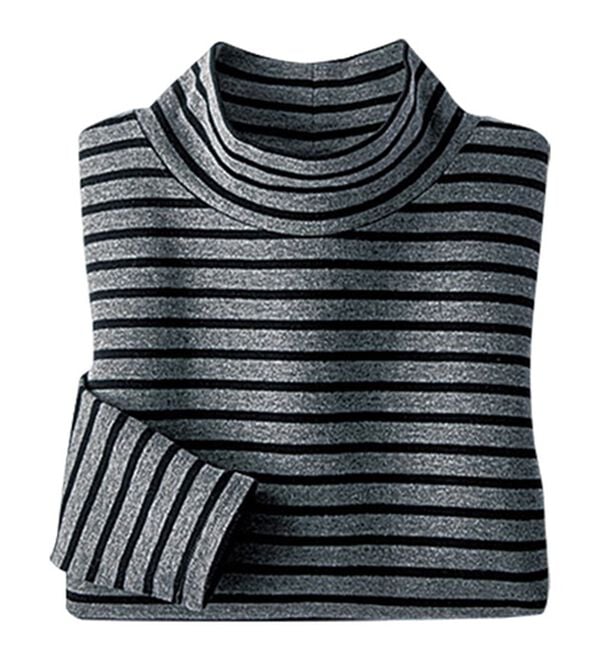 BELLUNA（ベルーナ）の「吸湿発熱ハイネックプルオーバー（カットソー）」｜詳細画像