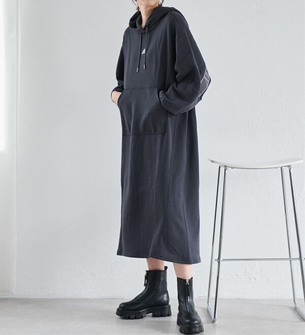 RANAN（ラナン）の「＜ａｄｉｄａｓ＞スウェットワンピース（その他ワンピース）」｜詳細画像