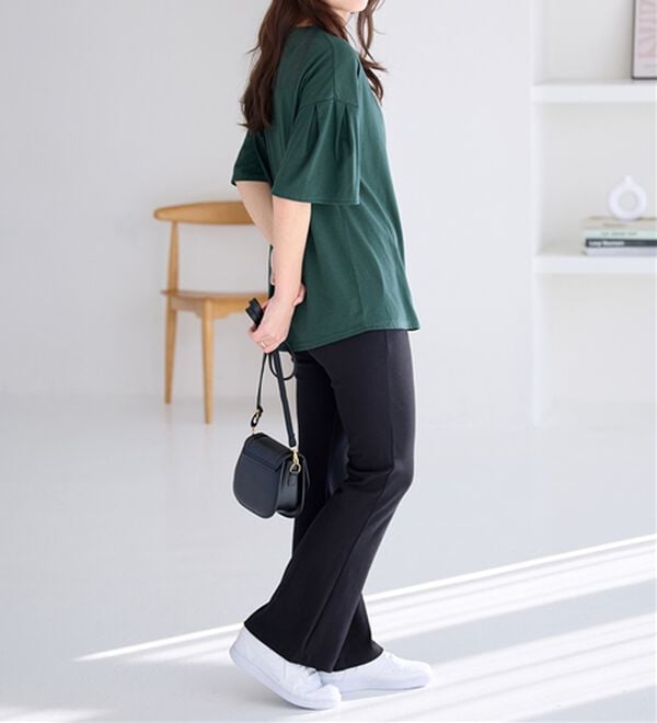 Viola e Viola（ヴィオラ エ ヴィオラ）の「袖タックチュニックTシャツ（チュニック）」｜詳細画像